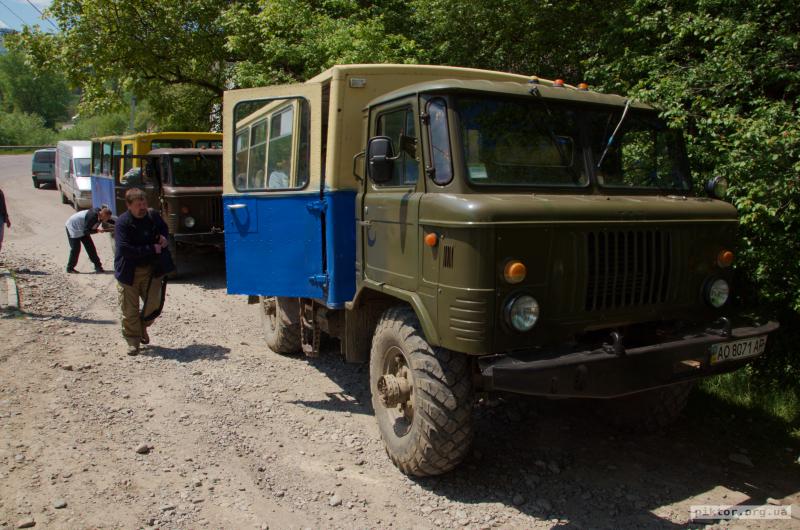 Посадка в ГАЗ-66