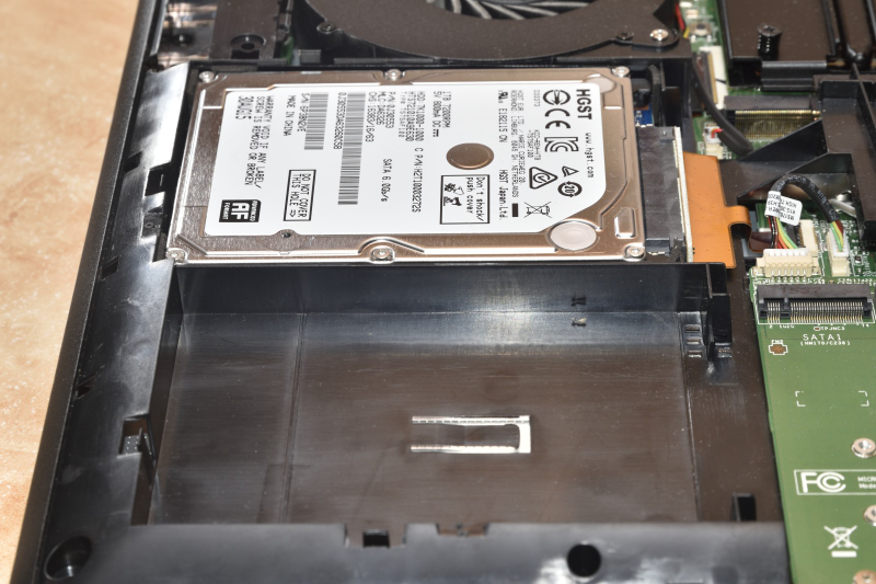 місце для HDD