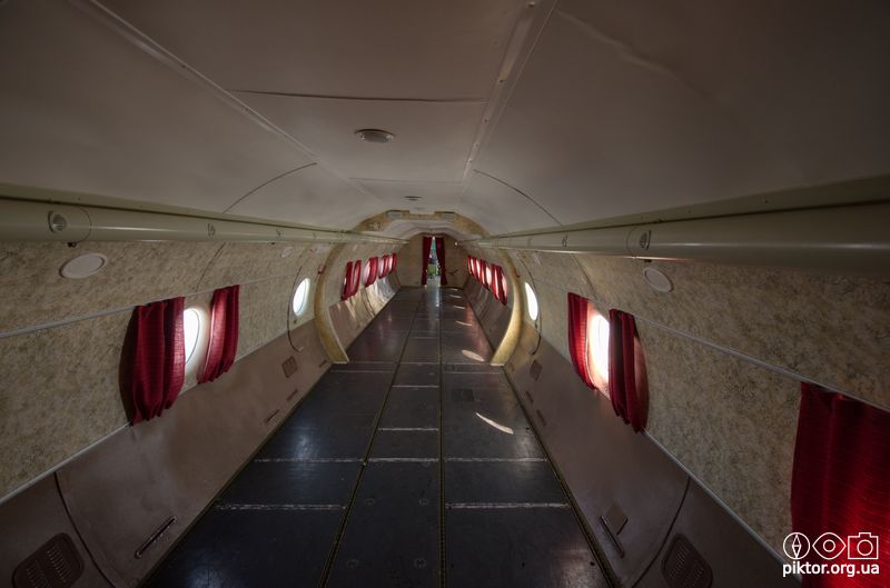 Салон літака Ту-134УБЛ