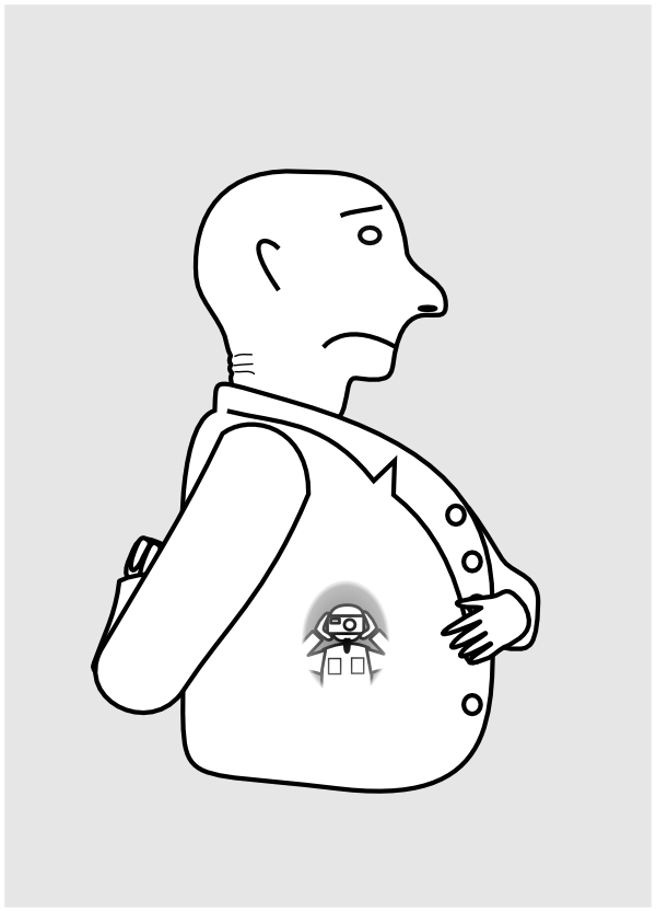 Man inside