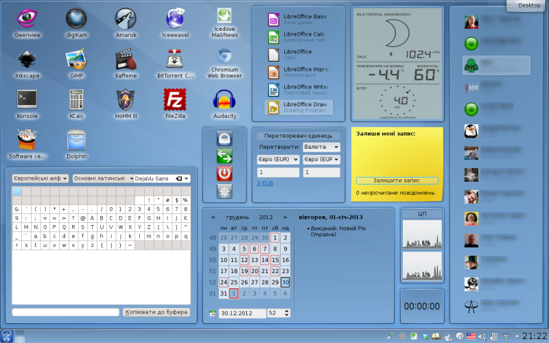 KDE 4 widgets